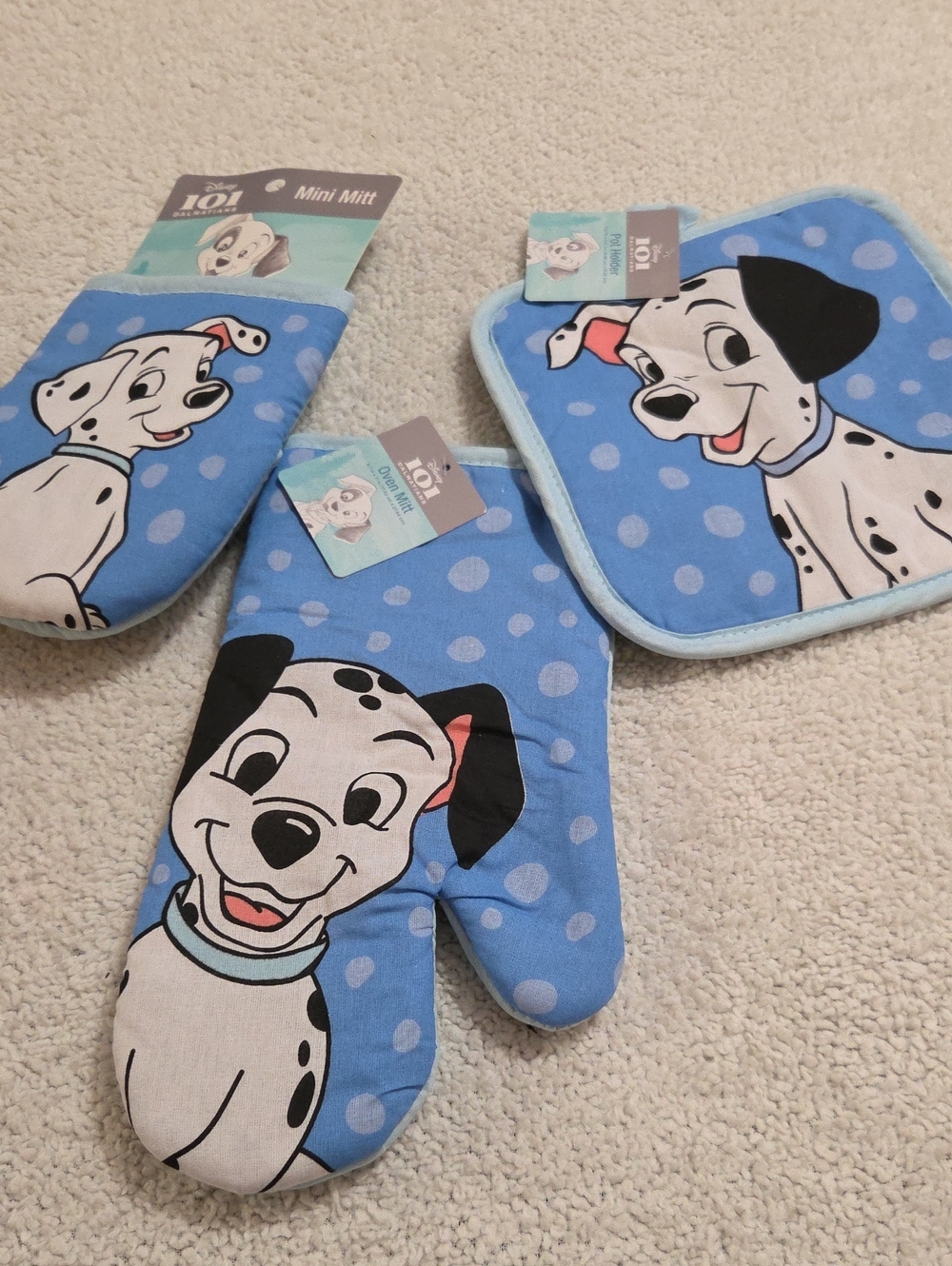 NWT DISNEY 101 DALMATIONS 3PC KITCHEN SET